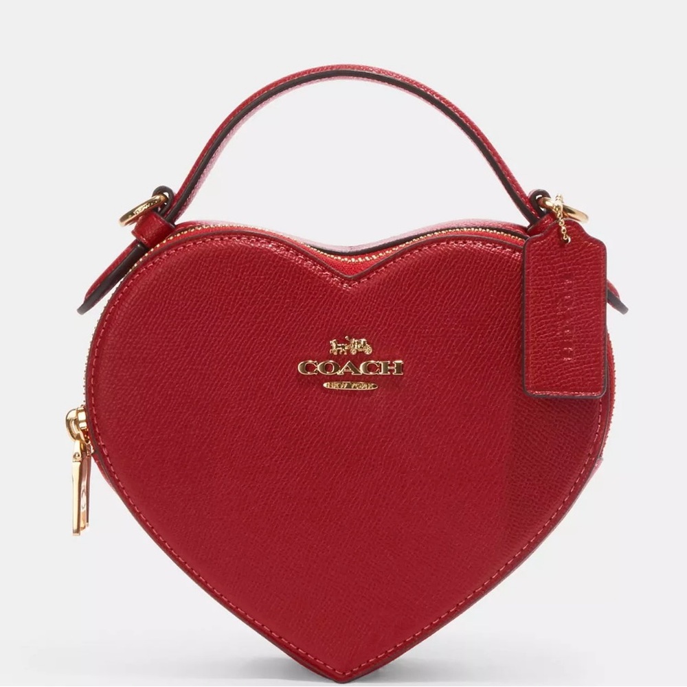BNWT Coach Outlet Red Heart Crossbody w/ FREE Gift!